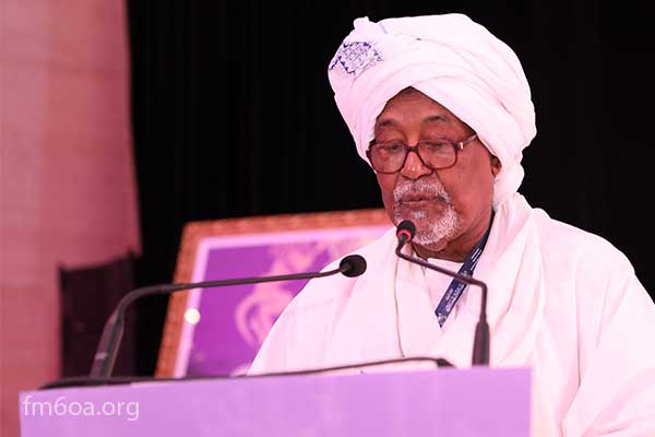 السيد محمد السيد ابو الخير رئيس فرع مؤسسة محمد السادس للعلماء الأفارقة بالسودان