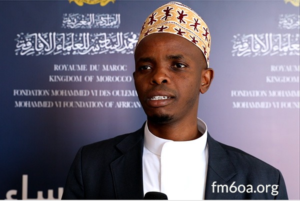 Sheikh Musa Sindayiga, the President of the Mohammed VI Foundation of African Ulemas office in Rwanda.