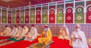 أمير المؤمنين صاحب الجلالة الملك محمد السادس نصره الله يؤدي صلاة عيد الفطر المبارك