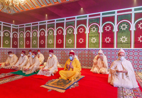 HM King Mohammed VI, Commander of the Faithful, performed, the Eid Al-Fitr prayer.