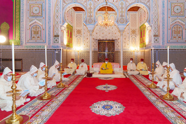 HM King Mohammed VI, Commander of the Faithful, Celebrates Religious Ceremony in Commemoration of Eid Al-Mawlid Annabawi Asharif