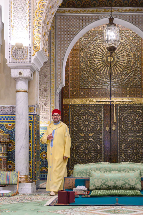 His Majesty King Mohammed VI, Commander of the Faithful, may Allah assist Him