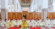 أمير المؤمنين صاحب الجلالة الملك محمد السادس، حفظه الله، يؤدي صلاة الجمعة بمسجد الهادي بسلا