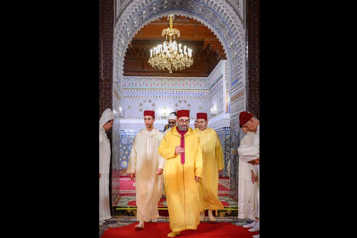 أمير المؤمنين يترأس بالقصر الملكي بالرباط حفلا دينيا إحياء لليلة القدر المباركة