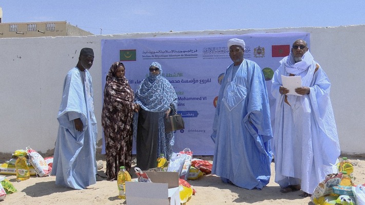 موريتانيا – فرع مؤسسة محمد السادس للعلماء الأفارقة بنواكشوط ينظم مبادرة تضامنية ويقيم حفل إفطار على شرف ثلة من العلماء