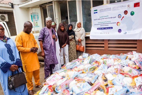 سيراليون – فرع مؤسسة محمد السادس للعلماء الأفارقة ينظم نشاطا تضامنيا لفائدة الأشخاص في وضعية إعاقة والأرامل والأطفال المرضى