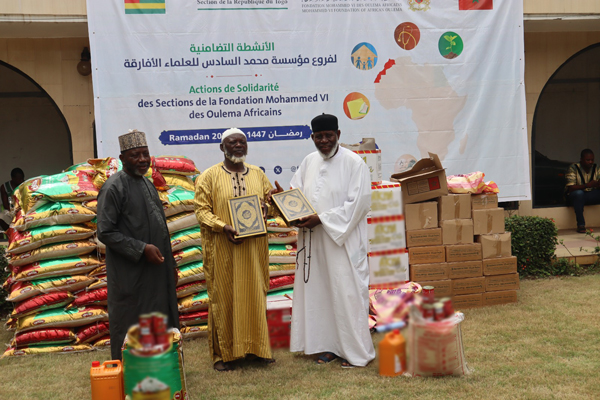 توغو – مبادرات تضامنية لمؤسسة محمد السادس للعلماء الأفارقة لفائدة الأسر المحتاجة وتمكين النساء